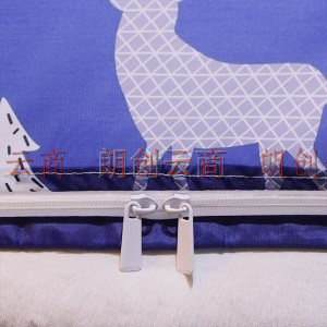 南极人NanJiren 免安装蚊帐蒙古包蚊帐1.5米床 三开门可折叠拉链坐床式钢丝纹帐