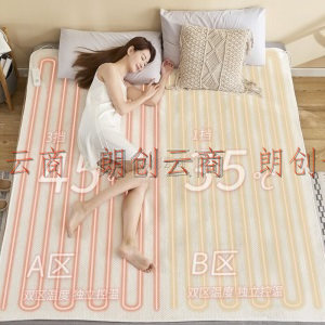 环鼎电热毯双控水暖毯电褥子恒温舒适智能床垫水暖炕 N04加大1.8*2.0m