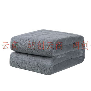 彩阳 电热毯（长1.8米宽1.5米）双人长毛绒电褥子定时速热智能双温双控暖床防水保暖垫安全控温毯