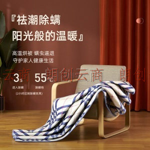 志高（CHIGO）电热毯子调温电褥子学生宿舍安全电毯子长1.8米*宽1.5米（富贵多格）