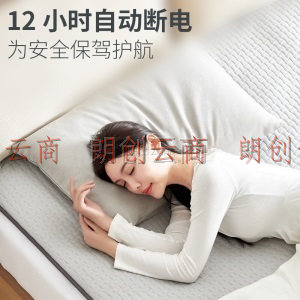 环鼎电热毯双人双控1.5*1.8米水暖毯单人电褥子地暖垫加热坐垫孕婴安全ST180×150-2X 100W