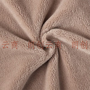 大朴（DAPU）毛毯 A类多功能便携云貂绒毯子 加厚法兰绒毯 午睡盖毯 毛巾被 奶茶 150*200cm