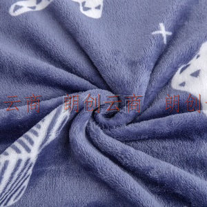 安睡宝（SOMERELLE）毛毯 法兰绒毯子 加大办公室午睡毯空调盖毯毛巾被 小木马 150*200cm