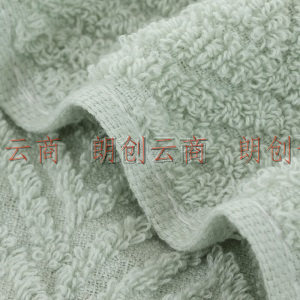 三利 纯棉A类标准简约素雅毛巾超值3条装 34×71cm 每条均独立包装 豆绿+浅咖+米色