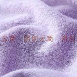 竹之锦 浴巾 男女加大成人浴巾 竹纤维洗澡浴巾裹巾吸水柔软 紫色 360g/条 70×140cm
