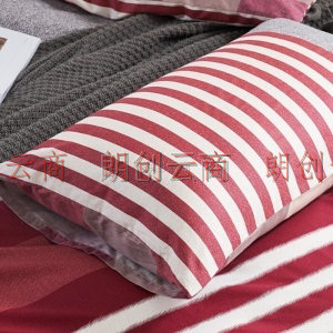 罗莱家纺 四件套纯棉被套床单被罩全棉床上用品斜纹套件 时尚大咖 1.5米床 200*230cm