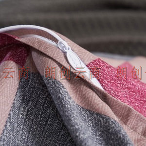 罗莱家纺 四件套纯棉被套床单被罩全棉床上用品斜纹套件 时尚大咖 1.8米床 220*250cm