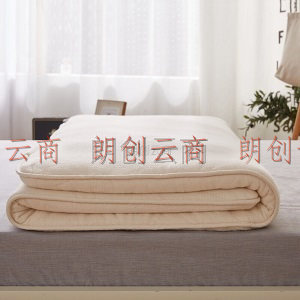 博洋家纺（BEYOND）床褥床垫 100%新疆棉花双人床褥子四季加大垫背垫被全棉加厚棉絮子 150*200cm