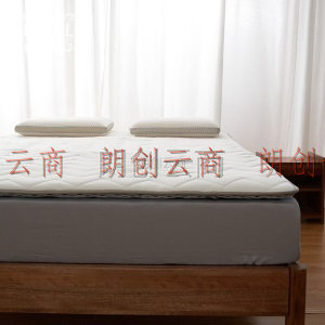 艾维（I-WILL）A类针织棉床垫软垫双人加厚床褥大豆纤维席梦思保护垫子家用垫被  180*200cm