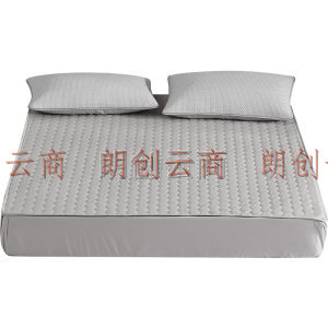 百丽丝 床垫 包围式床护垫 家庭双人床 微微绒抗菌防螨床护垫 1.8米床