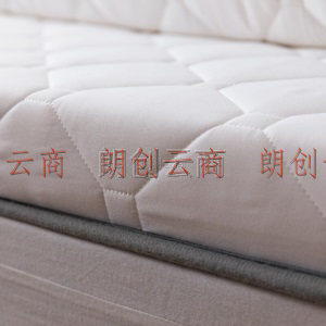 南极人NanJiren 床垫床褥 加厚可折叠榻榻米床垫 1.8米床双人学生褥子垫被垫子 180*200cm 白色