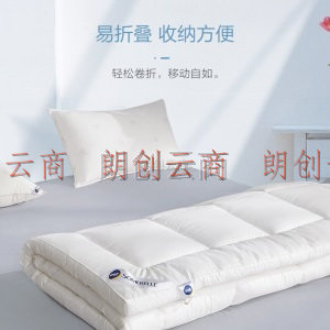 安睡宝（SOMERELLE）床垫 双层立体款防水抗菌褥子 三防软床垫垫子 布鲁克 双人 150*200*6cm