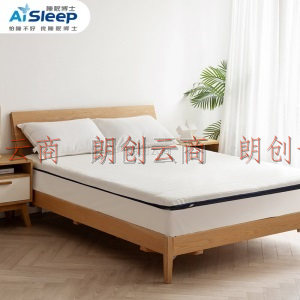 睡眠博士 床垫 天然乳胶床垫加厚榻榻米床垫子记忆棉乳胶垫单人床垫海绵床垫90*200*6cm