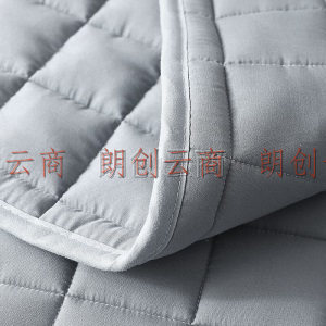 南极人NanJiren 床垫 软垫四季透气保护垫 灰色 1.8米床 可折叠学生榻榻米床褥子垫子垫被