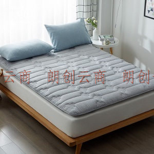 艾维（I-WILL） 全棉床垫软垫双人加厚床褥大豆纤维席梦思保护垫子家用垫被 180*200cm