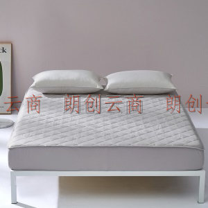 百丽丝 床垫 包围式床护垫 家庭双人床 微微绒抗菌防螨床护垫 1.8米床