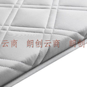 南方寝饰全棉床垫1.8m加厚防滑单双人榻榻米垫被卡拉灰色-180*200CM