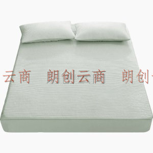 百丽丝家纺 艾罗非大豆床护垫床垫防脏垫 艾罗非大豆床笠(漂白色) 1.8M(6英尺)床