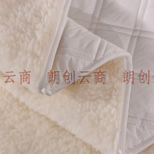 恒源祥 澳洲羊毛床垫床褥加厚保暖羊毛褥子单人冬季床褥垫被 150*200cm