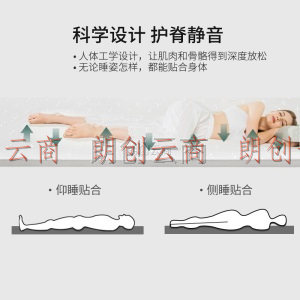 睡眠博士（AiSleep）  天然乳胶床垫 床褥子 寝室宿舍单人床可折叠榻榻米透气四季通用床垫 90*190*5cm