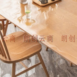 一居尚品 软玻璃无味加厚PVC桌垫 防水塑料茶几水晶板餐桌垫 透明餐桌布(2.0mm厚)70*130
