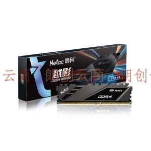 朗科（Netac）16GB DDR4 3200 台式机内存条 越影系列 电竞马甲-精选颗粒(C16)