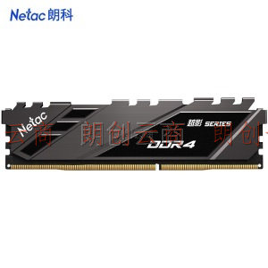 朗科（Netac）16GB DDR4 3200 台式机内存条 越影系列 电竞马甲-精选颗粒(C16)