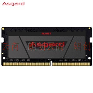 阿斯加特（Asgard）16GB DDR4 3200 笔记本内存条 列-精选颗粒/稳定兼容