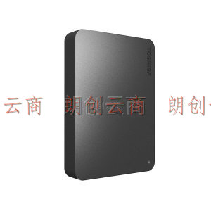 东芝(TOSHIBA) 4TB 移动硬盘 新小黑A3系列 Type-C 商务黑 一根数据线连接电脑端为Type-C接头