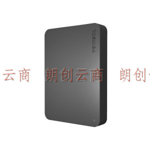 东芝(TOSHIBA) 4TB 移动硬盘 新小黑A3系列 Type-C 商务黑 一根数据线连接电脑端为Type-C接头