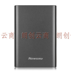 纽曼（Newsmy） 500GB 移动硬盘 明月金属系列 USB3.1 2.5英寸 烟雨灰 118M/S 高速传输