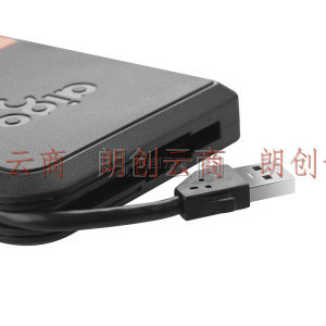 爱国者（aigo）4TB USB3.0 移动硬盘 HD806 黑色 机线一体 抗震防摔