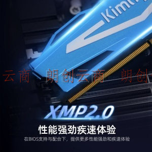 金泰克（Kimtigo） DDR4 3200 台式机游戏内存条16g 蓝色 X4系列