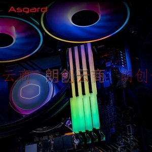阿斯加特（Asgard）16GB(8Gx2)套装 DDR4 4000 台式机内存条 博拉琪系列-镜面RGB灯条（C16）特挑B-die颗粒
