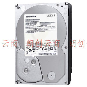 东芝(TOSHIBA) 4TB 128MB 5400RPM 监控硬盘 SATA接口 监控系列 (DT02ABA400V)监视应用优化