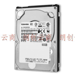 东芝(TOSHIBA) 900GB 128MB 10500RPM 企业级硬盘 SAS接口 企业级能效型系列 (AL15SEB090N) 高效能储存