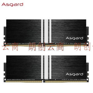 阿斯加特（Asgard）16GB(8Gx2)套装 DDR4 3200 台式机内存条 黑骑士V2系列-游戏超频利器