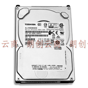 东芝(TOSHIBA) 600GB 128MB 10500RPM 企业级硬盘 SAS接口 企业级能效型系列 (AL15SEB060N) 高效能储存