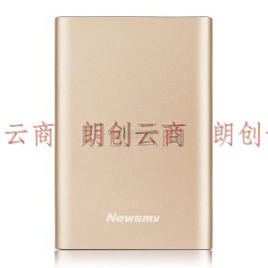 纽曼（Newsmy） 500GB 移动硬盘 明月金属系列 USB3.1 2.5英寸 祥云金 118M/S 高速传输