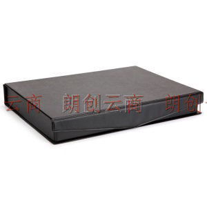 齐心(Comix) A1296 35mm耐用磁扣式档案盒/文件盒/资料盒A4 黑色