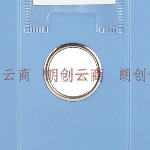 【12个装】齐心(Comix)  55mm加厚档案盒/A4文件盒/粘扣塑料资料盒 办公用品 蓝色EA4912