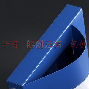 广博(GuangBo)10只35mm加宽中档款塑料档案盒 加厚文件盒资料盒 财务凭证收纳盒 办公用品A88022蓝色