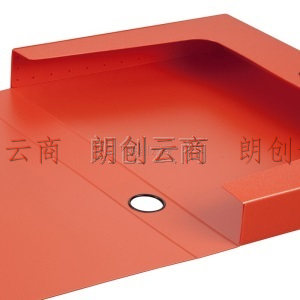 齐心(Comix) MC-35 35mm美石系粘扣档案盒/文件盒/资料盒A4 橘红