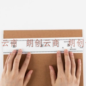 广博(GuangBo)档案密封条 投标文件袋封口条 资料档案袋封条 不干胶无须胶水密封条100条/包 Z67003