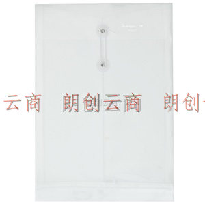 广博(GuangBo)12只装A4加厚透明文件袋/PP档案袋/办公用品P0008