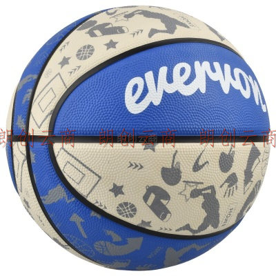 EVERVON 篮球防滑耐磨蓝球成人儿童比赛训练用7号橡胶校园团购EBX-7051