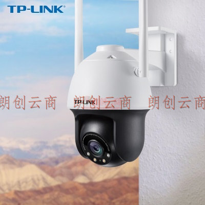 TP-LINK 800万超清全彩变焦防水夜视无线监控摄像头室外360度网络摄像机wifi手机远程TL-IPC683-AEZ（无电源