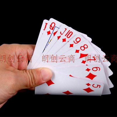 姚记扑克牌990不透光专业纸 6条装共计60副 耐折弯回弹好娱乐纸牌扑克