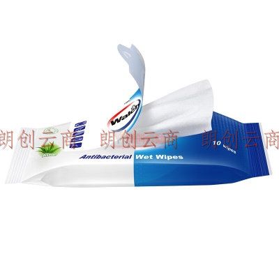 威露士消毒湿巾 湿纸巾芦荟10片装湿纸巾 有效杀菌99.9% 旅游便携装