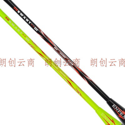 ENPEX 高磅全碳素羽毛球拍双拍SMART01绿色/黑色 